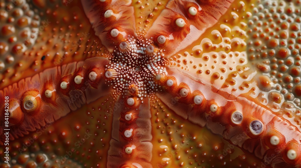 Wall mural Details of Starfish Skin