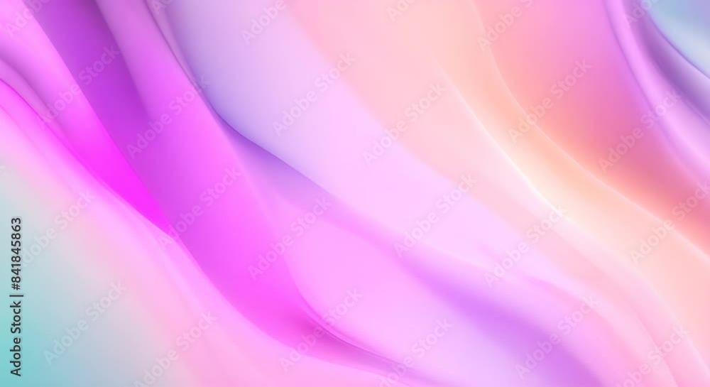 Poster abstract background featuring soft pastel colors flowing seamlessly to create a calming and soothing