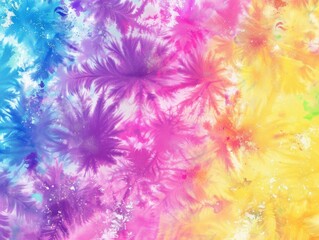 Rainbow tie dye pattern background 