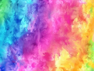 Rainbow tie dye pattern background 