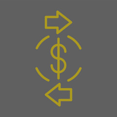 Money Transfer icon Design