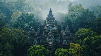 Lost in Time: Wandering through Ancient Temples amidst Verdant Jungle in Yogyakarta