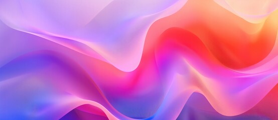 Abstract waves of color