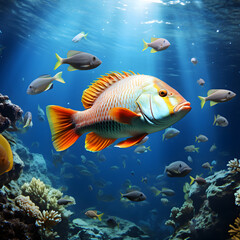 Fototapeta premium fish in the sea