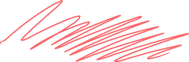 Obraz premium Scribble line,Marker pen underline and strike through strokes, Scribble Design Elements . 