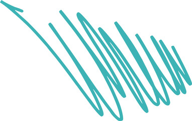 Scribble line,Marker pen underline and strike through strokes, Scribble Design Elements .
