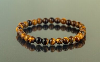 Jewelry made of natural stone and minerals, wrist bracelet