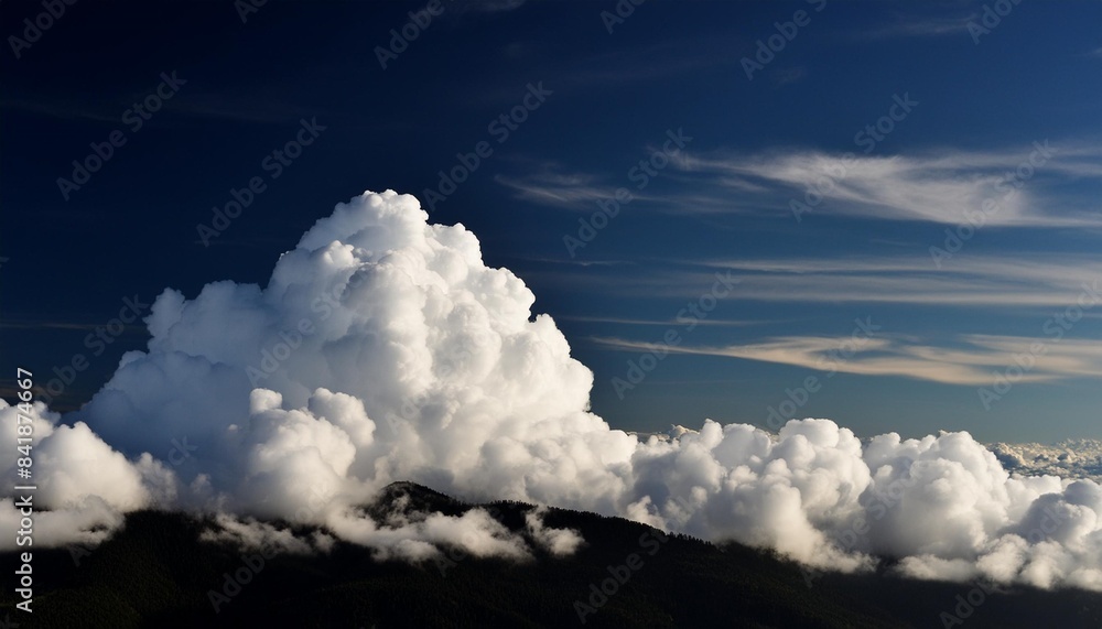 Canvas Prints blue sky with cloud closeup