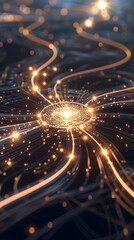 Fototapeta premium abstract technology background