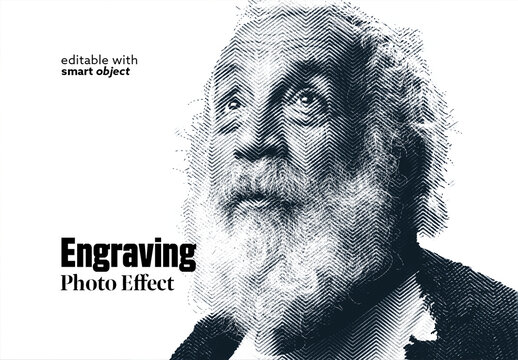 Engraved Photo Effect