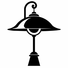 Lamp cartoon vector clipart Illustration