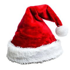 santa claus red hat isolated