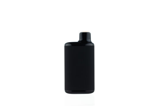 Black disposable vape device.
Disposable Smoking devices on white background.
Electronic Cigarette isolated on white background. 
Electronic device that simulates tobacco smoking.