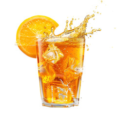 orange juice splash