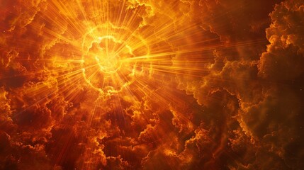 Obraz premium A visually stunning animated sequence of a cosmic explosion, perfect for scifi and fantasy themes. It features detailed imagery with captivating visual effects and dynamic motion