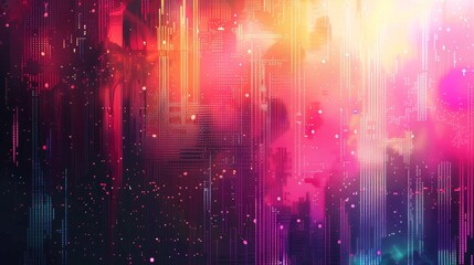 abstract pixel art background 