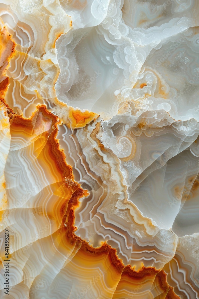 Poster close-up shot of a large marble piece with unique texture and pattern