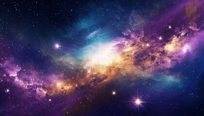 Naklejka premium background with stars