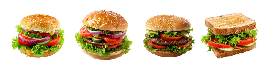 collection Humberger fast food