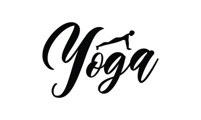 yoga on white background,Instant Digital Download. Illustration for prints on t-shirt and bags, 