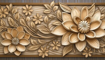 Make a statement with our unique floral wall art.