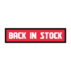 3D Back in store text poster art