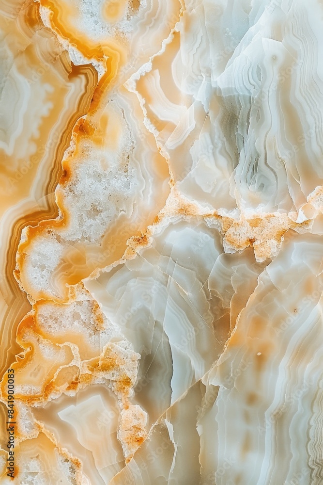 Poster a close-up shot of a beautiful marble slab with intricate patterns and designs