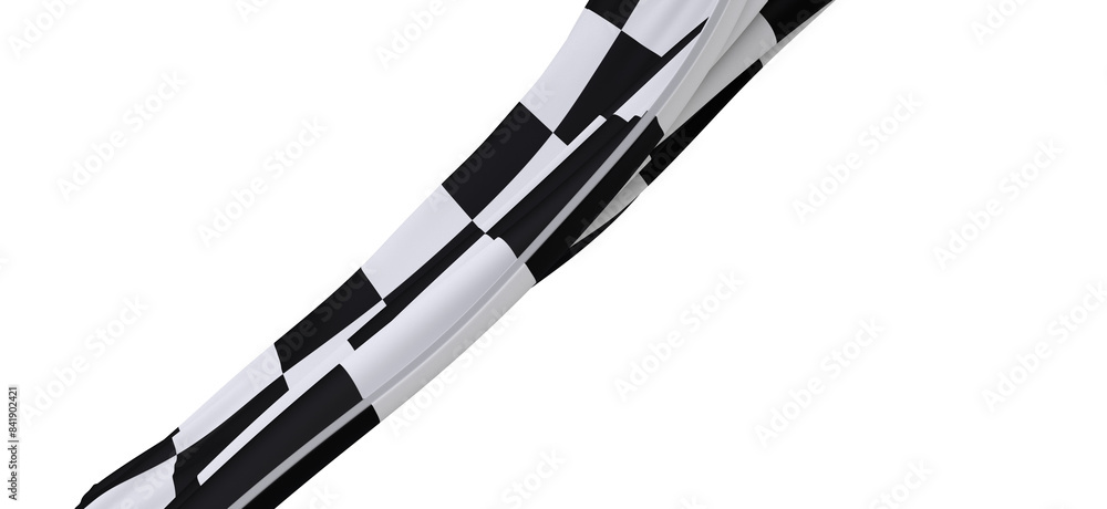 Poster black and white checkered abstract background. race background with space for text. racing flag
