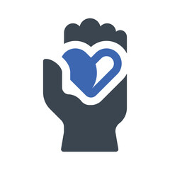 Hold love Icon