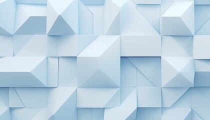 Obraz premium abstract blue background with triangles and squares