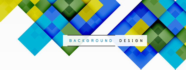 Dynamic colorful squares background. Vector Illustration For Wallpaper, Banner, Background, Card, Book Illustration, landing page