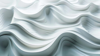 Obraz premium Elegant white and gray backdrop with flowing lines for modern presentations, business materials, and creative designs.