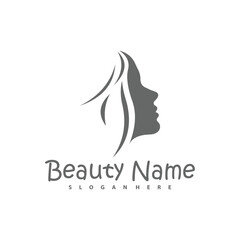 Vector logo design for beauty salon, hair salon, cosmetic