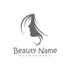 Vector logo design for beauty salon, hair salon, cosmetic
