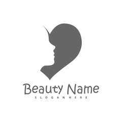 Vector logo design for beauty salon, hair salon, cosmetic