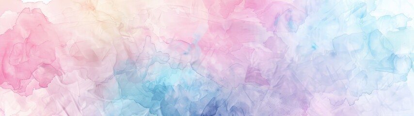 Super Ultrawide Abstract Colorful Pastel Watercolors Background
