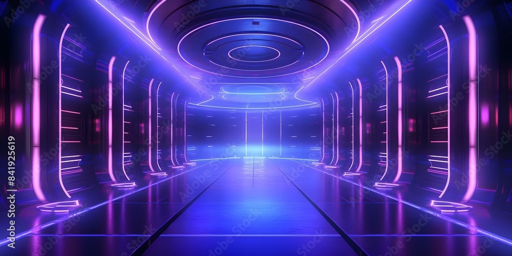 Poster neon cyber data center clipart for secure network server projects. concept cybersecurity network, da