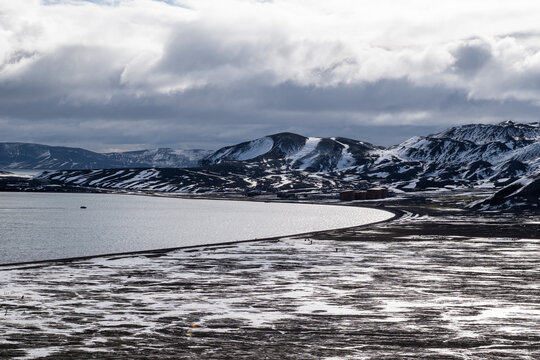 Deception Island, Antarctica. Inactive volcano