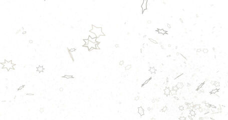 Yuletide Star Descent: Striking 3D Illustration Showcasing Falling Festive Stellar Fragments