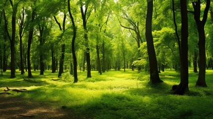 Fototapeta premium morning in the forest