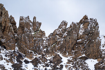 Deception Island, Antarctica. Inactive volcano