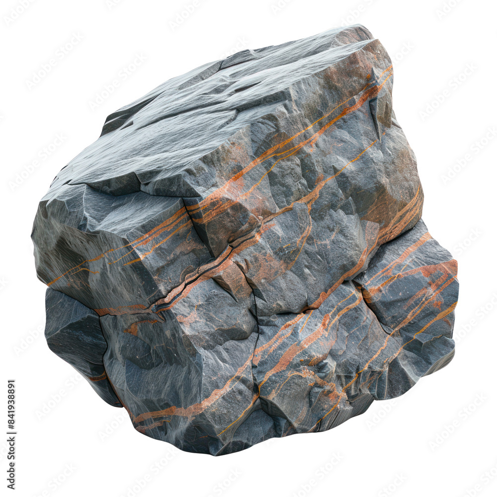 Poster this is a high-quality image of a large, rugged rock with distinctive natural texture and colorful m