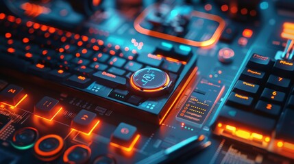 Detailed view of a cyber office planner page with business appointments and AI-generated deadlines