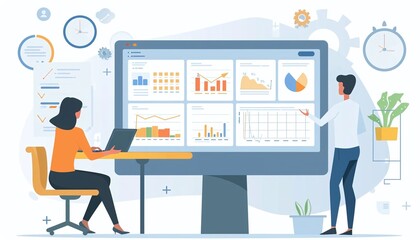 Integrated HR management system with time tracking, attendance management, and leave requests