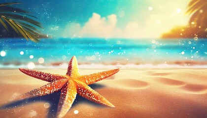 Fototapeta na wymiar starfish and shells