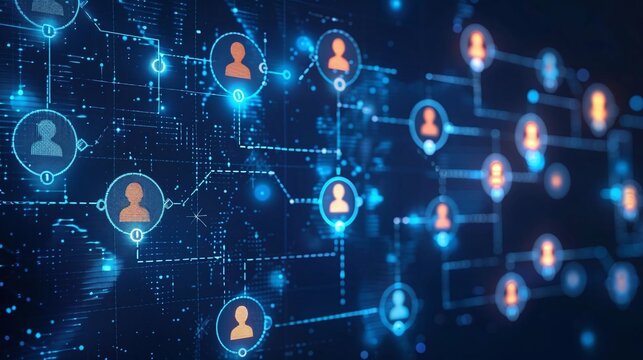 HR management system with recruitment analytics, hiring trends, and talent pipeline visualization