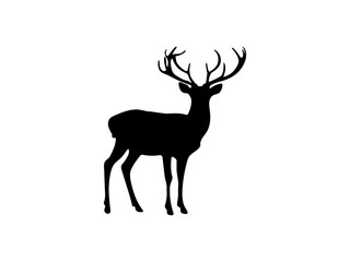 deer silhouette vector