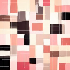 modern trendy checkery soft colors irregular cartoonish pattern random chaotic abstract inconsistent rondom background