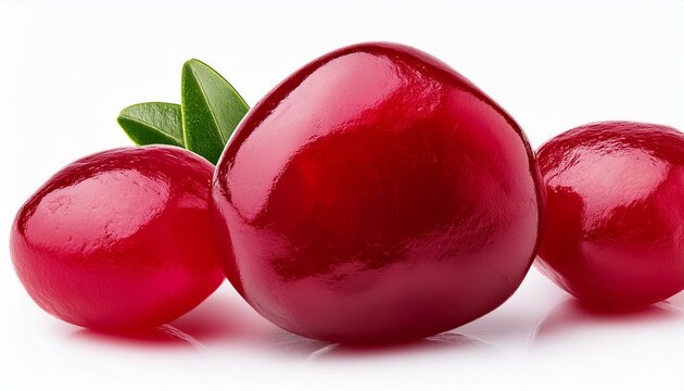 Pedra de ruby isolada e com fundo branco