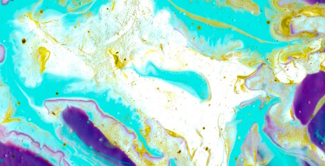 Enigmatic Elegance: Oil-Painted Liquid Art with Vibrant Translucent Colors
